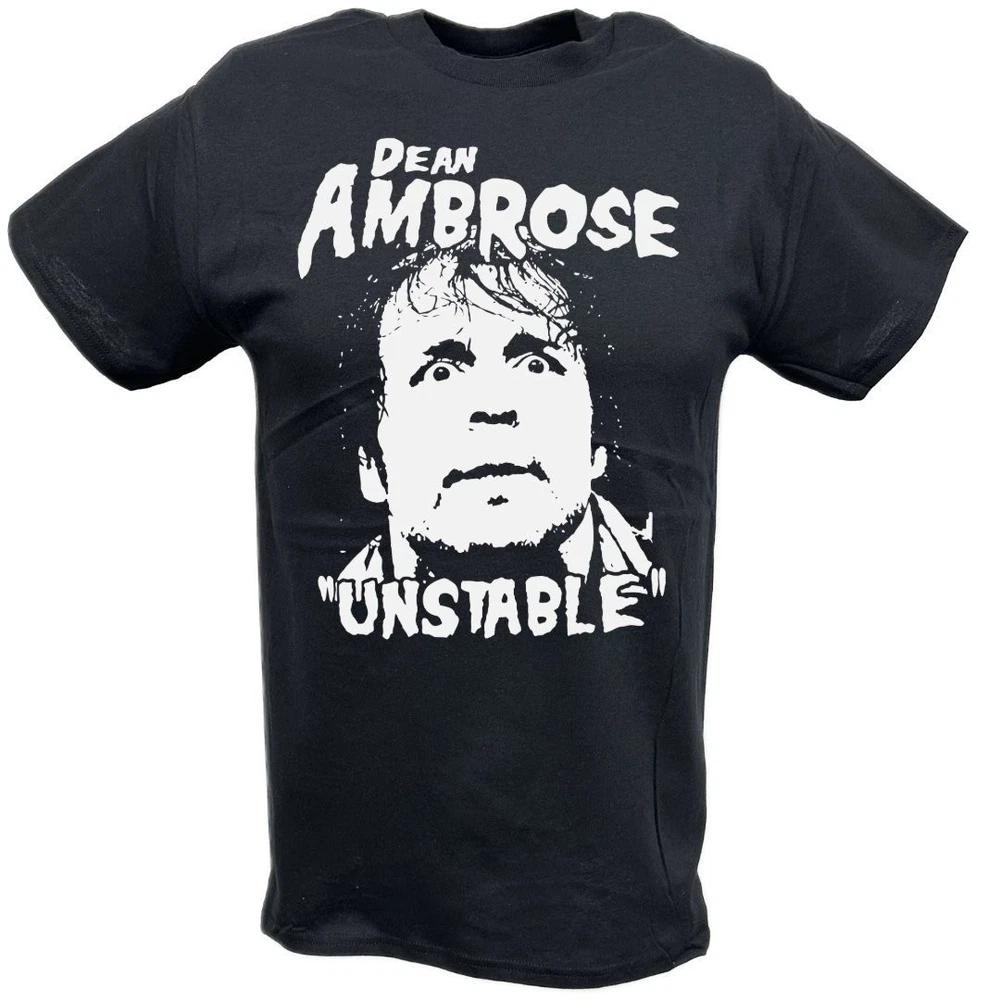 Dean Ambrose The Unstable One Unisexs Black Tshirt M
