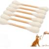 3PCS Bite Resistant Giant Qtip Cat Toy Anti-Boredom Cat Grinding Biting Stick  Dental Care