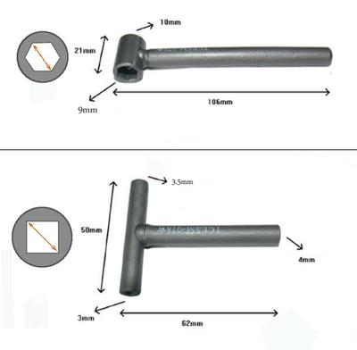 Motorrad Roller Motor Ventil Schraube Einstellschlüssel Werkzeug für GY6 50 150cc