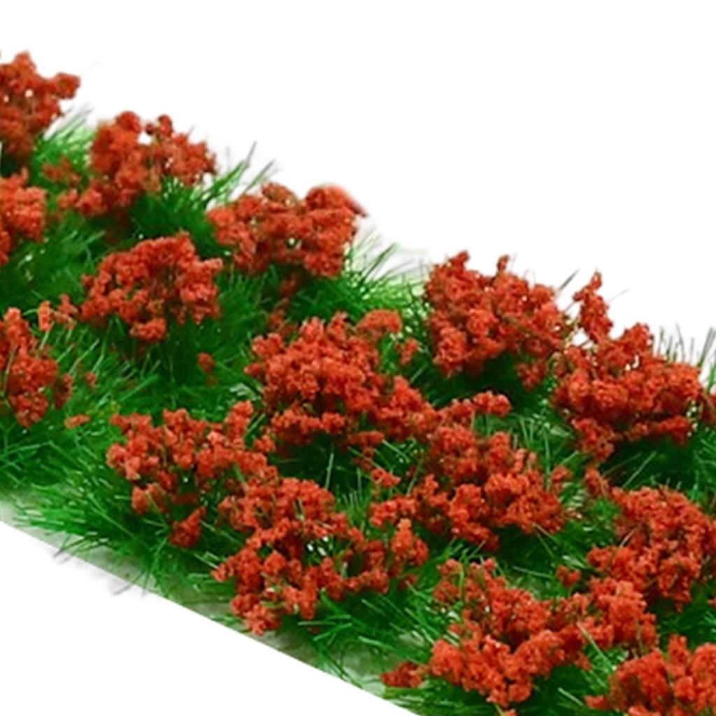 Bushy Tufts Static Scenery Model Artificial Grass Gaming Dioramas Flower Cluster for
