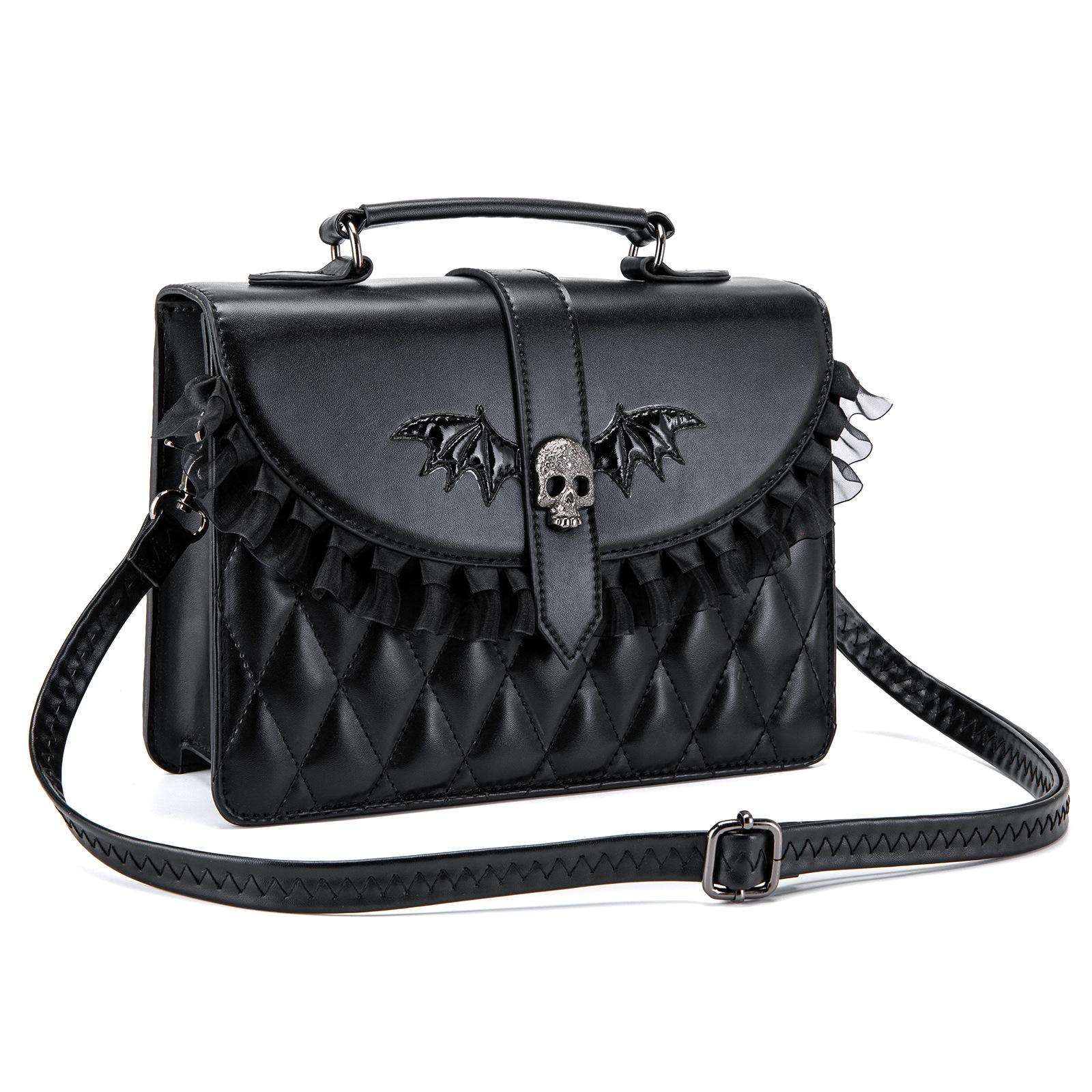 Women`s PU Leather Tote Bag Gothic