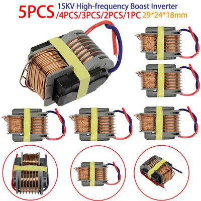 1/2/3/4/5PCS 15KV High Frequency High Voltage Inverter Coil Arc Generator 3.7V Step Up Boost Converter Power Transformer Voltage