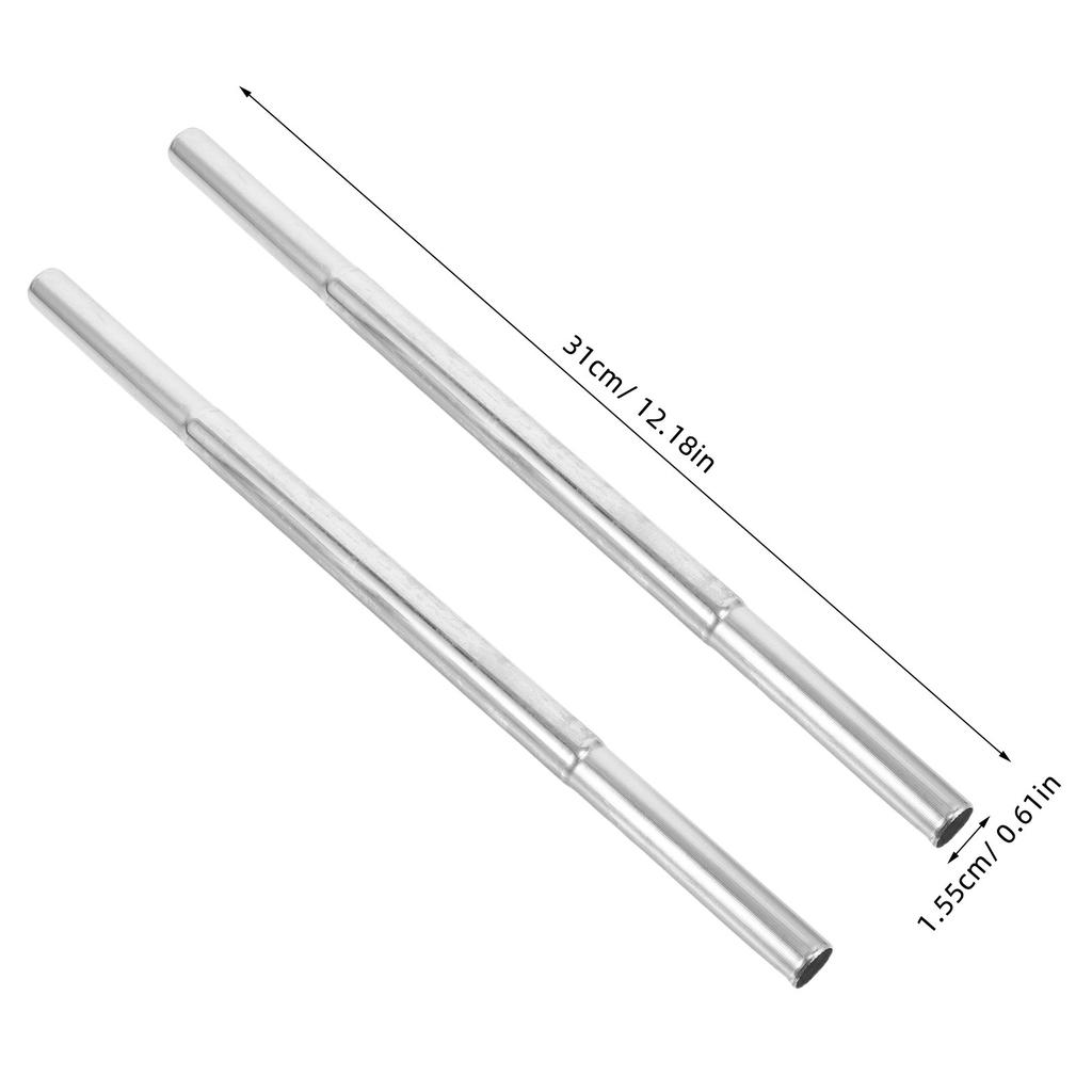 2Pcs Golf Club Shaft Extension Rod Professional Iron Lengthening Stick Easy Installation for Enhanced Swing Stability Distance