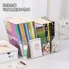 Book Storage Box Desktop Transparent Book Stand Integrated Storage Cleaning Plastic Box Desk Organizing Storage Rack
