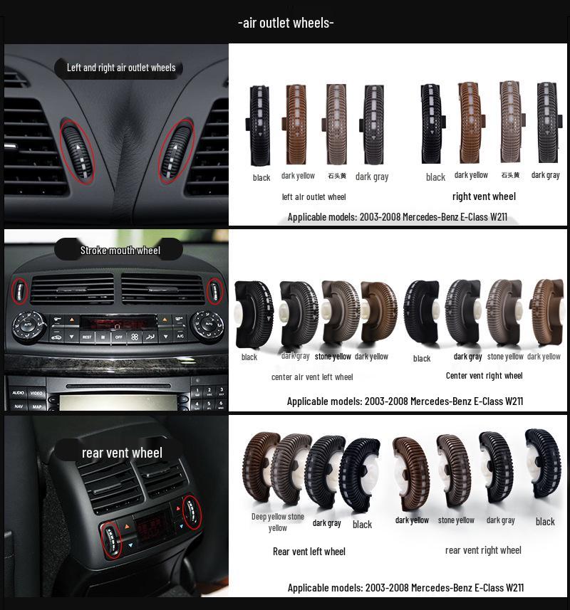 Compatible Mercedes-Benz E-Class W211 Air Conditioning Vent Panel Switch