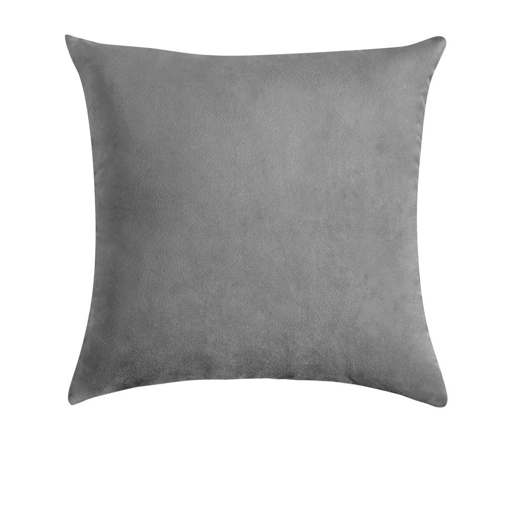 18x18 Inch Velvet Solid Square Pillow Cover Decorative Cushion Case for Sofa Bedroom Car Living Room 45cm
