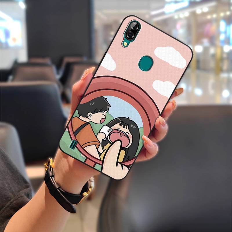 Soft case Anti-dust Phone Case For Blackview A60 Pro Protective Couple TPU Graffiti Back Cover Cute Fashion Design