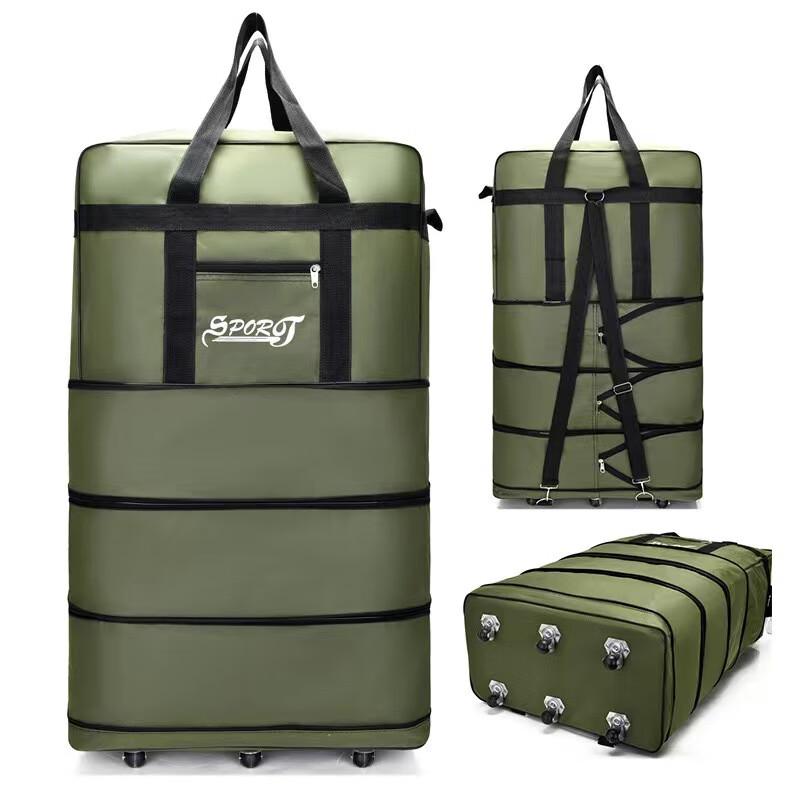 OEING Large Capacity Foldable Wheeled Travel Bag