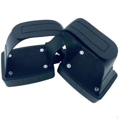 Heimtrainer-Pedale mit Riemen Verstärktes Fahrrad Hoher Grip für Fitness