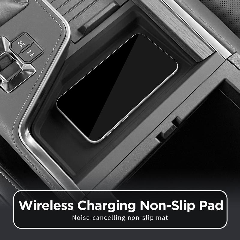 Anti-skid Pad for Lexus GX 550H 2024 2025 Car Phone Wireless Charging Pad Models Silicone Auto Accessories (Only The Mat)