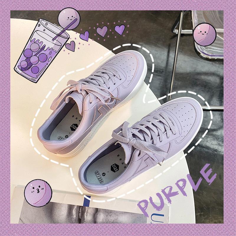 Trendy sneakers Korean celebrity women's shoes all-match sports shoes