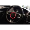For Jaguar XE 2016-2019 Red Aluminum Alloy Steering Wheel Horn Button Ring Trim