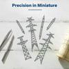 Model Electric Power Tower 1 To 150 Abs High Voltage Transmission Structure Toy For Diy Train Set Architecture Display
