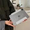 Miffy Rabbit Bow Design IPad Case 10th Gen Mini Air Pro With Stand Anti-Drop PC Shell Sleep Wake Support