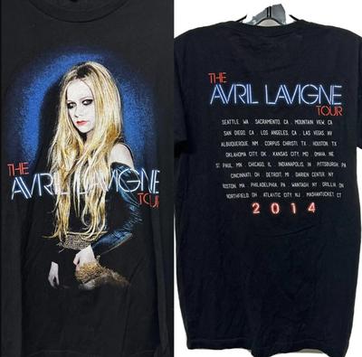 Vintage 2014 Avril Lavigne 2014 Tour T-shirt, μέγεθος S-4XL