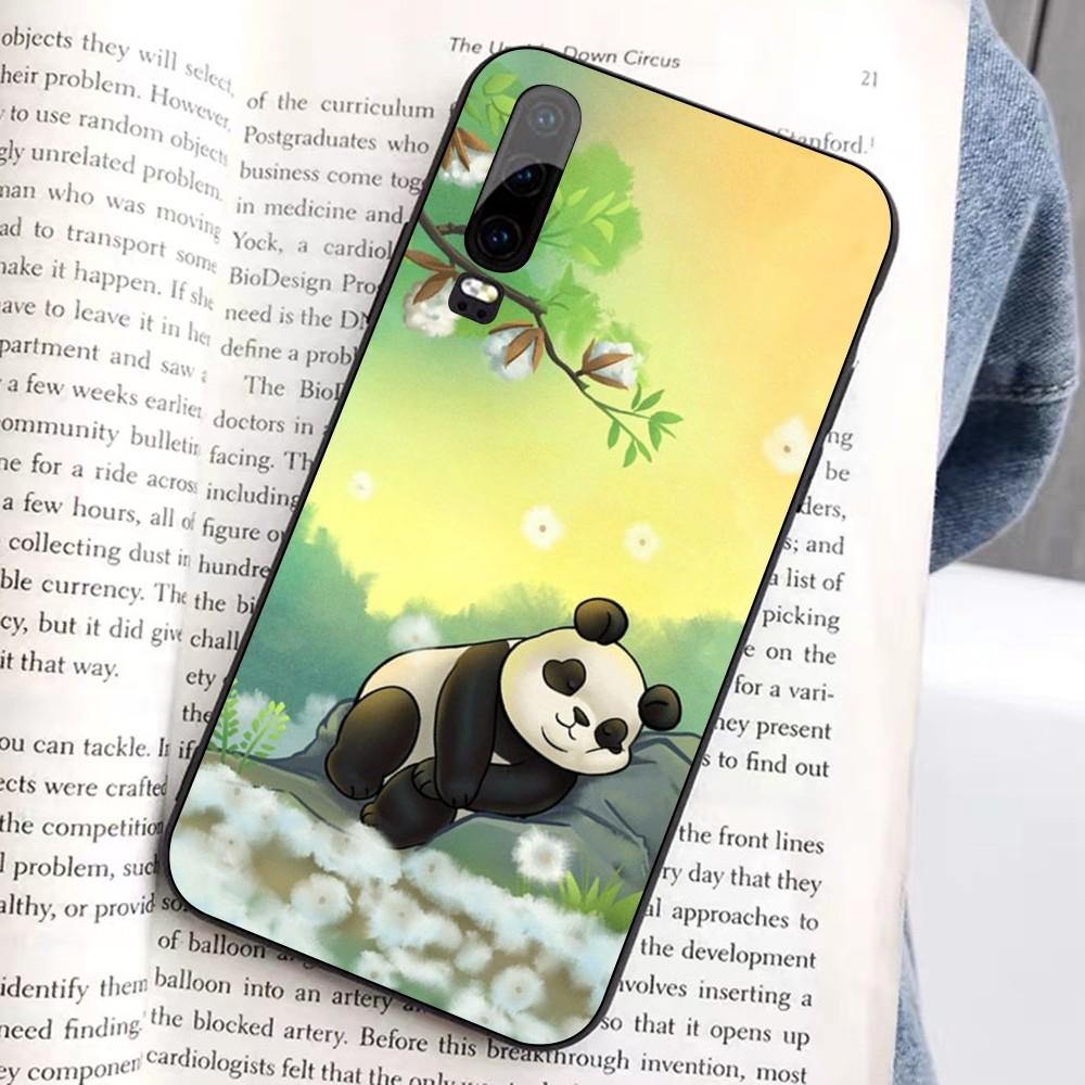 Cartoon Lovely Panda Phone Case For Huawei Honor 10 Lite 9 20 7A 9X 30 50 60 70 Pro Plus Soft Silicone Cover