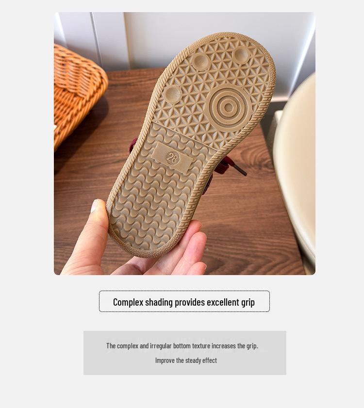 2025 Autumn Unisex Kids' Korean Style Skate Shoes - Casual Sports German Training Gump Shoes