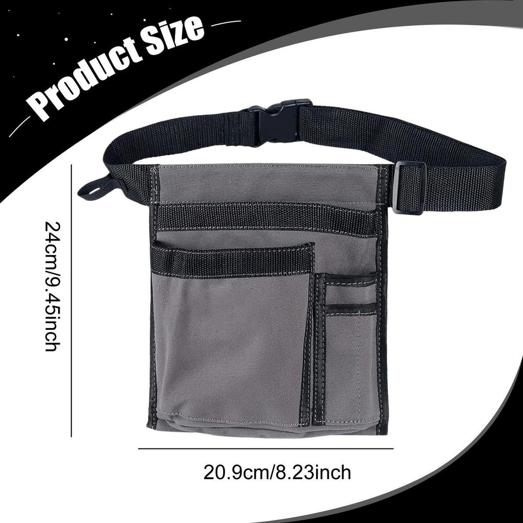 Tool Apron Belt Waist Garden Gifts Oxford Cloth Utility Waists Pack Gray for Engineer