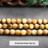 Yellow Tiger Eye Beads for DIY Jewelry Making - High-End Accessories for Bracelets and Necklaces