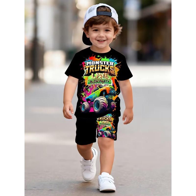 летний детский костюм для мальчика 100