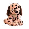 Spotted Dalmatian Plush Toy 25cm Super Soft Stuffed Dog Huggable Sitting Pose Cuddly Dog Plushie Gift for Girls Boys