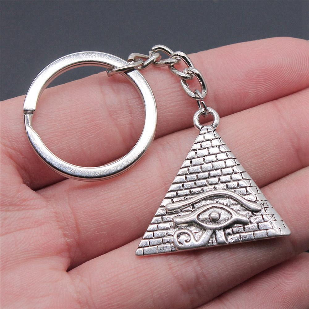 28mm Key Ring Hamsa Hand Eye Of Horus Wedding Jewelry Findings QY025