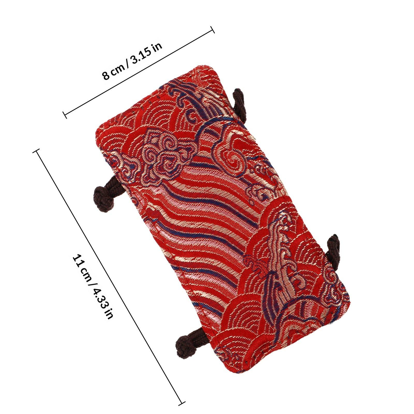 Чехол на ручку чайника 2 шт. Тканевый чехол с защитой от ожогов и теплоизоляцией для ручки чайника Кухонный аксессуар красный