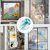 GORGECRAFT 4 Styles Sea Animals Window Decals Static Glass Sticker Turtles Seahorses Whales Jellyfish Pattern Window Clings Film Bedroom Bathroom