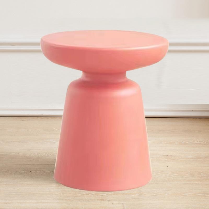 Household Plastic Circular Coffee Table Living Room Small-sized Side Table Balcony Modern and Minimalist Coffee Table