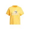 (WMNS) T-shirt Chine Tailles Asiatiques 'Jaune Blanc' Femme JI6864