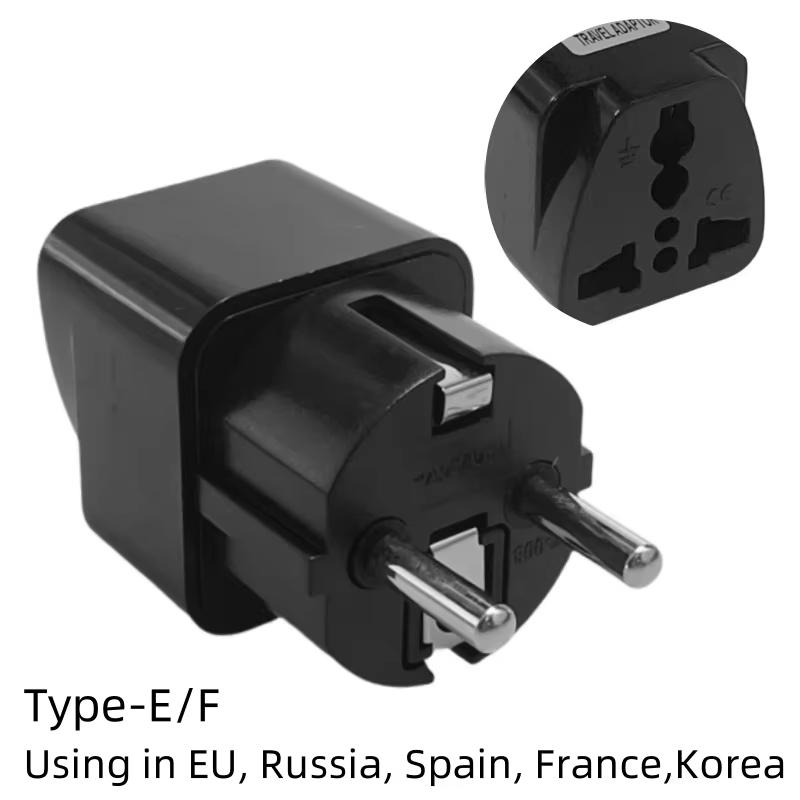 Universeller Reiseadapter-Stecker mit Schnellladeanschluss, kompatibel mit US-, EU-, AU-, UK-Steckdosen für Geschäftsreisen