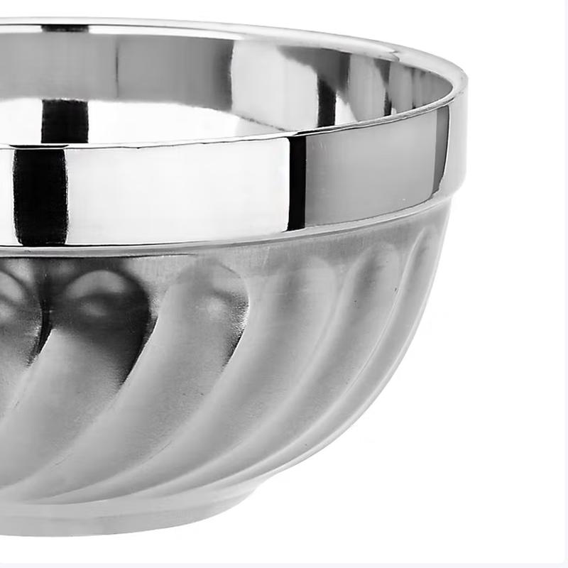SIFAR Stainless Steel Double-Layer Insulated Soup Bowls