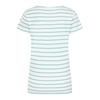 Lazy Jacks Womens/Ladies Breton Contrast Striped Short-Sleeved T-Shirt
