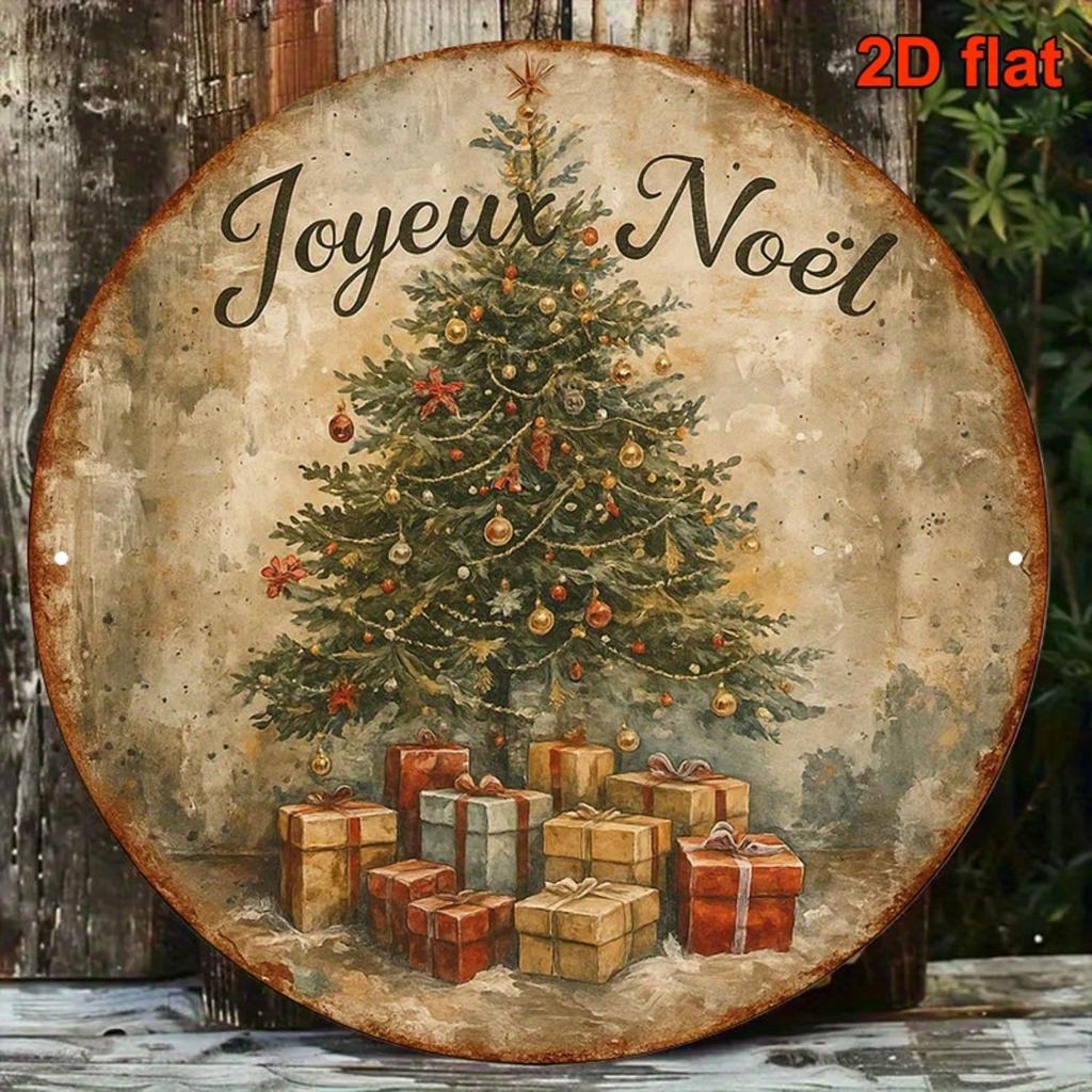 2D Flat Metal Wall Sign Decor