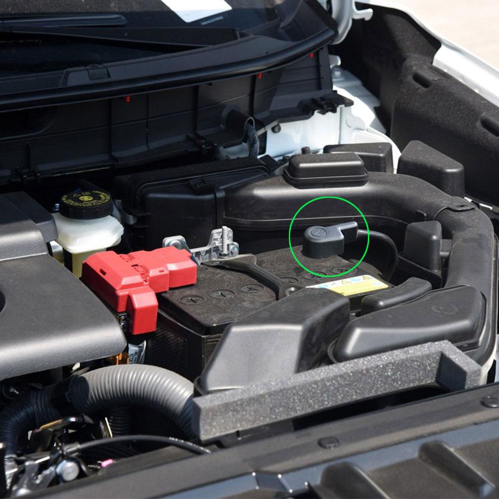 ABS Osłona Klem Baterii Biegun Ujemny Podstawka dla Nissan X-Trail XTrail Rogue T31 T32 2007-2018 2015 2016 2017