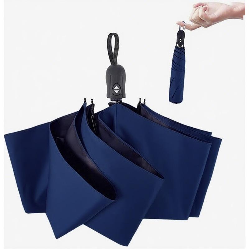 Parasol Składany Parasol Ochrona UV 100% Pełne Zacienienie Izolacja Cieplna Automatyczne Otwieranie i Zamykanie Jednym Przyciskiem