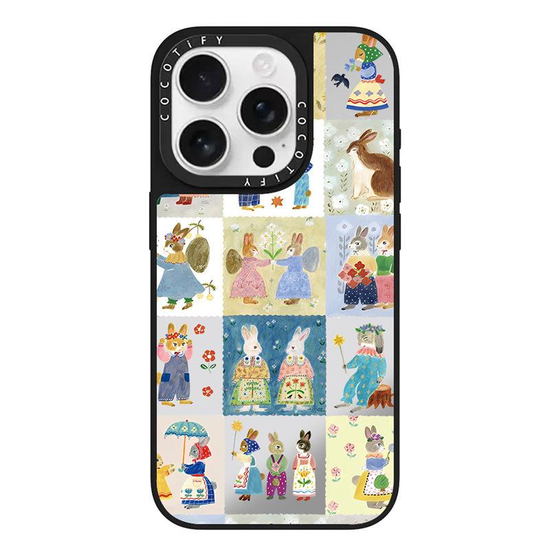 Bunny Cat for Apple 16promax Mobile Phone Case for IPhone15plus/14pro/13/12 High-end