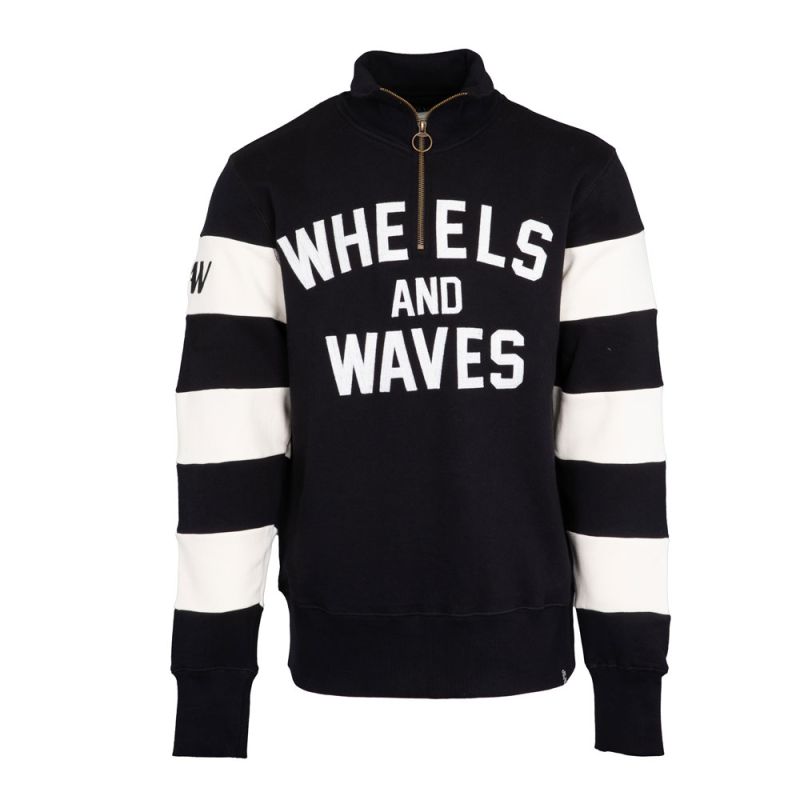 

Sweat zippe col camionneur ww/1/sw/thunder/be Homme WHEELS AND WAVES XXL чёрный