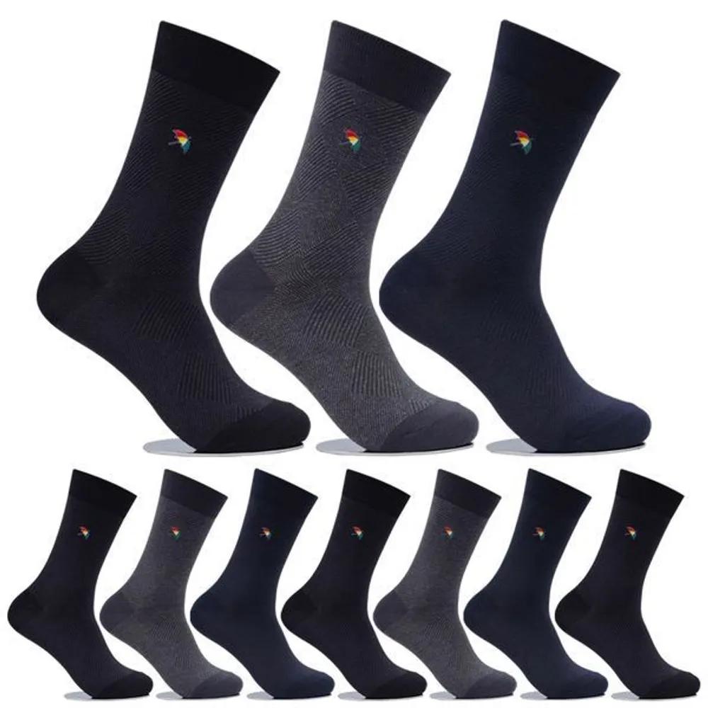 Arnold Palmer Men s Dress Socks Argyle Long Cuffs 10 Pairs HM008 Men s Dress Socks Dress Socks HM008_Long_Top_10 Pairs