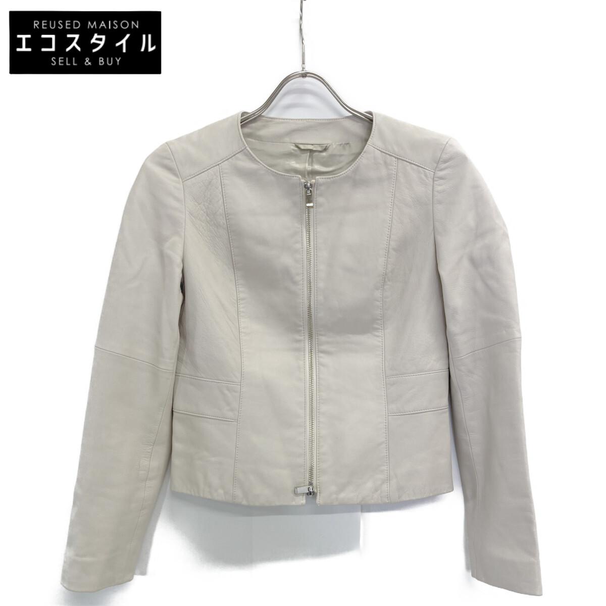 

ANAYI 101617-10-040-04-360 Sheepskin leather jacket Jacket 36 light beigeUsed