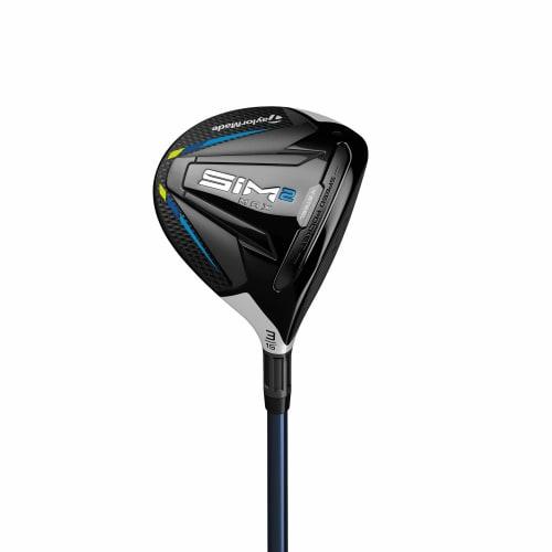 

TAYLORMADE SIM2MAX Fairway Wood [Модель с оригинальным каталожным древком] TENSEIBLUETM50 Carbon Shaft Мужская клюшка для гольфа, левая, угол наклона: 18 градусов W#5 Flex: р