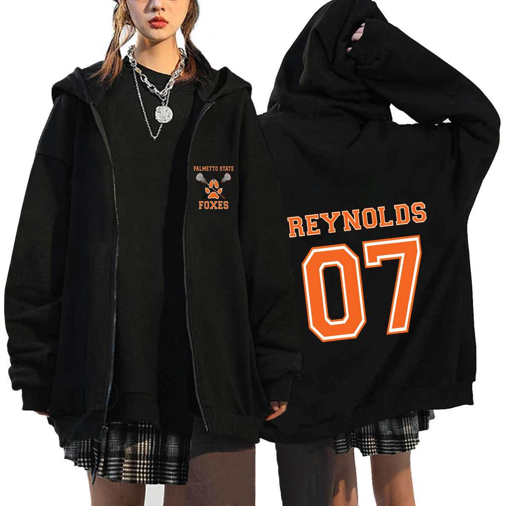 PALMETTO STATE FOXES Hoodie Mens Womens Zipper Hoodies Printed Casual Outdoor Sweatshirts Coats Hip Hop Hoody Streetwear Tops Cardigan