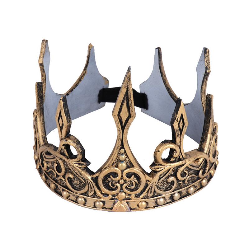 Crown King For Men Crowns Halloween Costume Kings Partymedieval Prom Boysroyal Vintage Witch Headdress Headwear