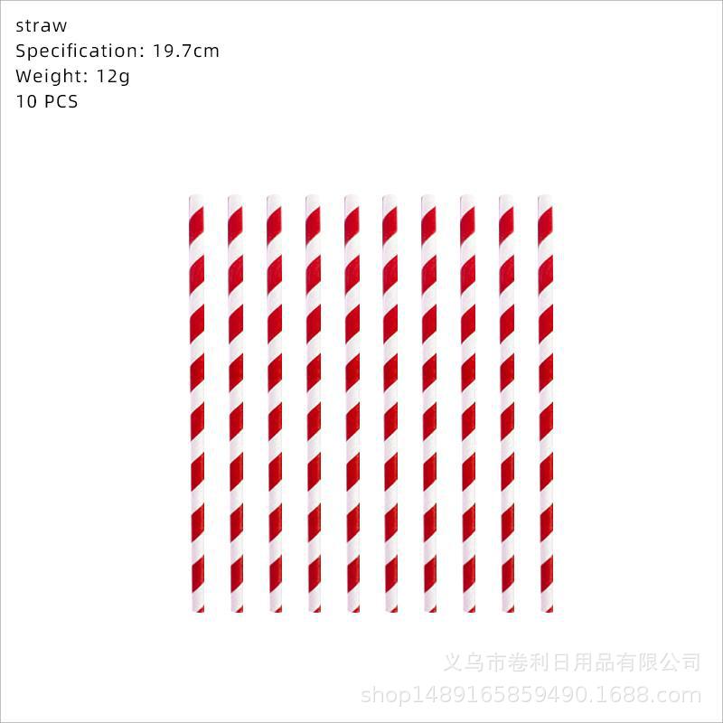 Amerikanische Flagge Zubehör Unabhängigkeitstag Partyzubehör Atmosphärenzubehör Pappbecher Pappteller Papierservietten Banner Wimpel