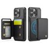 Magnetische 2-in-1 Abnehmbare für iPhone 15 14 13 12 11 Pro Max XS Max XR SE 7 8 Brieftaschenhülle mit Kartenhalter, RFID-blockierende Klapphülle