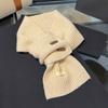 Wool Knitted Winter Scarf For Women Warm Cashmere Scarves Neckchief Solid Lady Shawl Wrap Female Pashmina Bufanda