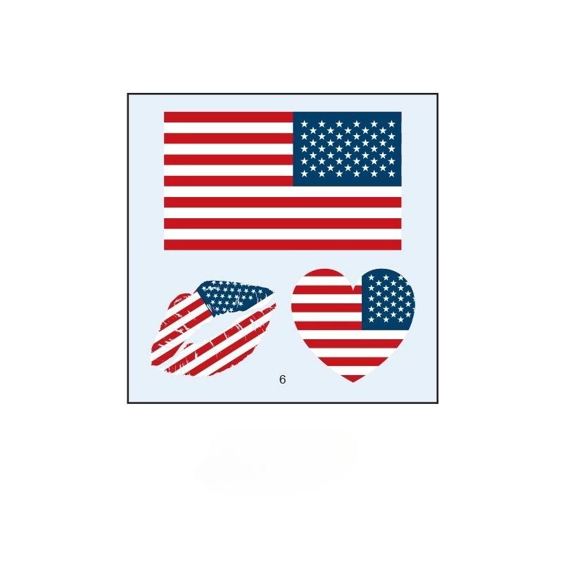 10PCS New World Cup Flag Tattoo Stickers Football Game Games Tattoo Stickers Makeup Face Stickers