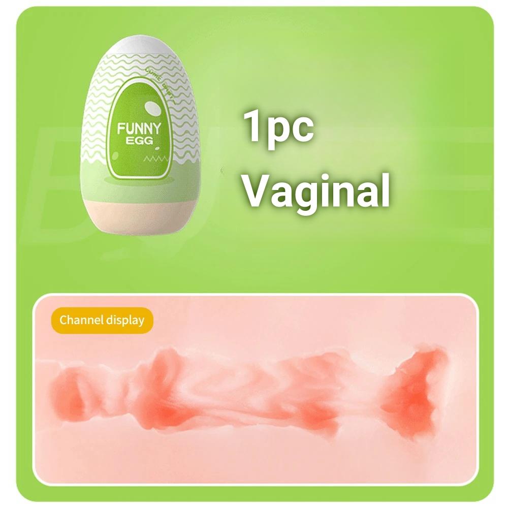 Mini hordozható maszturbációs tojáspohár valósághű vagina kezdőknek Puha maszturbációs csésze péniszmasszírozó-stimulátor szexjátékok férfiaknak