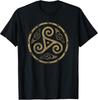 Triskelion Celtic Antique Motif T-Shirt
