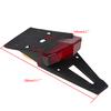 Red Lens Rear Fender Tail Brake Stop Light For KTM XR400 CRF250 CRF450